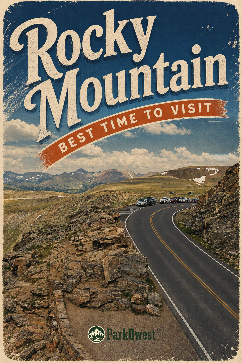 Trail Ridge Road in summer