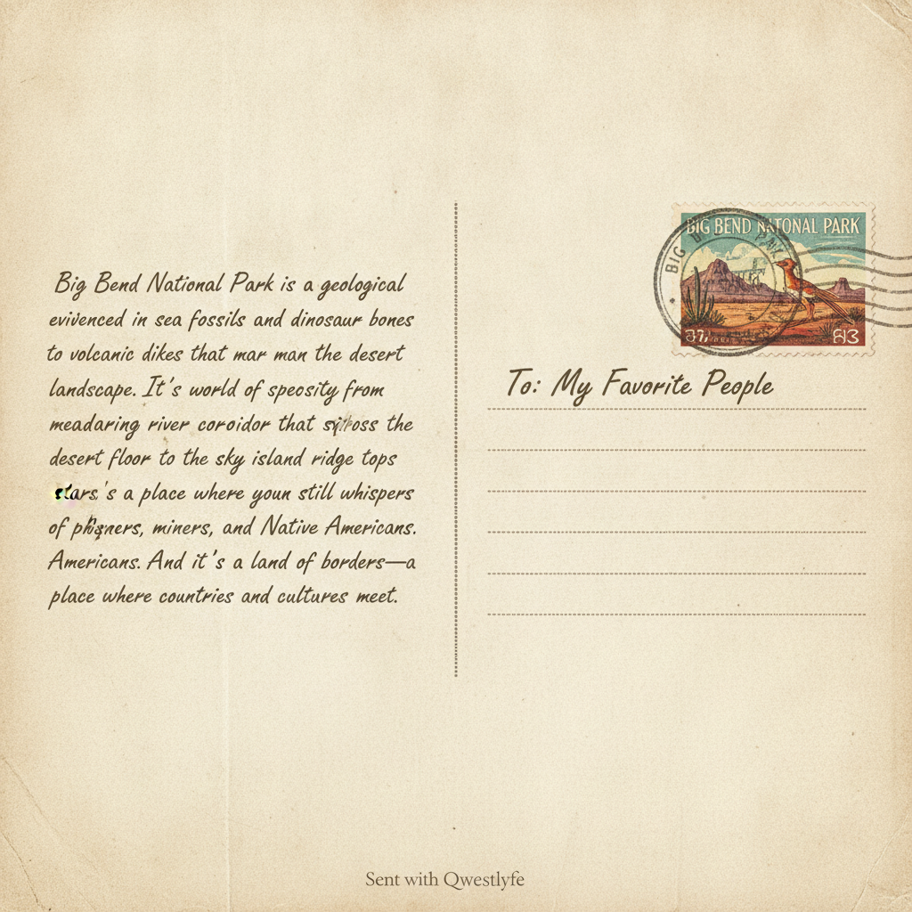 Postcard back